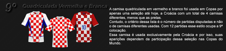 TOP 10- 9 Quadriculada